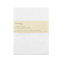Drap de lit de bébé en microfibre George Baby 28 x 52 po