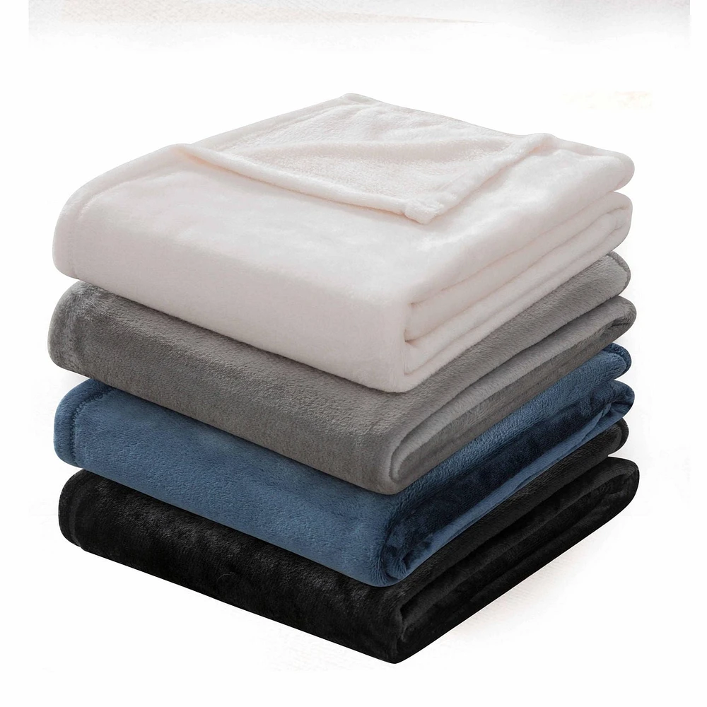 Jeté en peluche douce Mainstays Extra doux et douillet