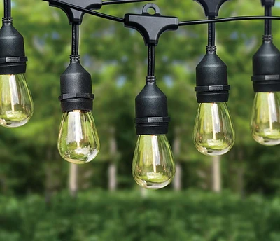 Guirlandes lumineuses Hometrends à 10 DEL solaires, blanc chaud et café 10 comptes/énergie solaire