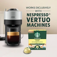 Starbucks VERANDA BLEND pour NESPRESSO VERTUO, café de torréfaction blonde, notes douces et veloutés, capsules recyclables grâce au système de recyclage de NESPRESSO 100 g