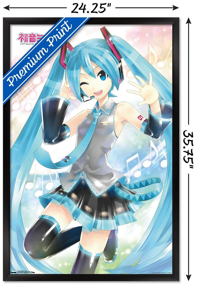 Hatsune Miku - Waving Wall Poster