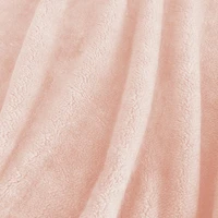 Shearling Blanket, Peach 90" x 90"