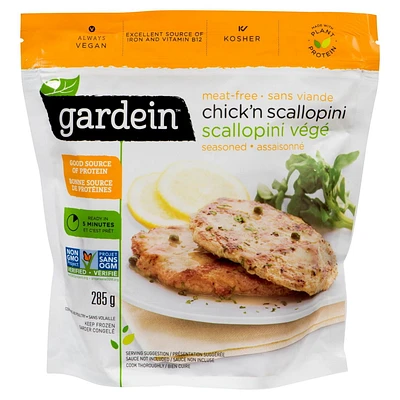 Gardein Meat Free Seasoned Chick'n Scallopini