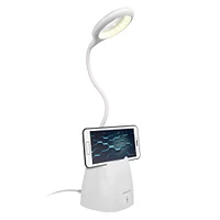 Lampe de table à DEL de la série Volkano Radiant, blanc