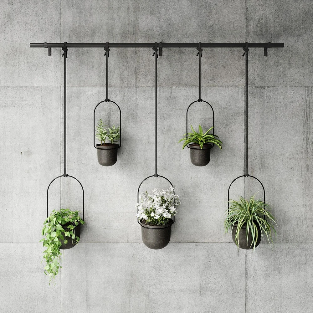 Umbra - Jardinière suspendue Triflora, lot de 5