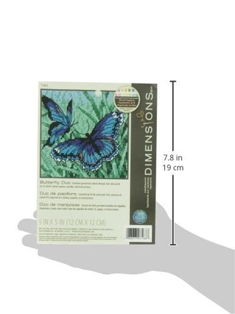 Butterfly Duo Needlepoint Kit by Dimensions, Butterfly Needlepoint Kit