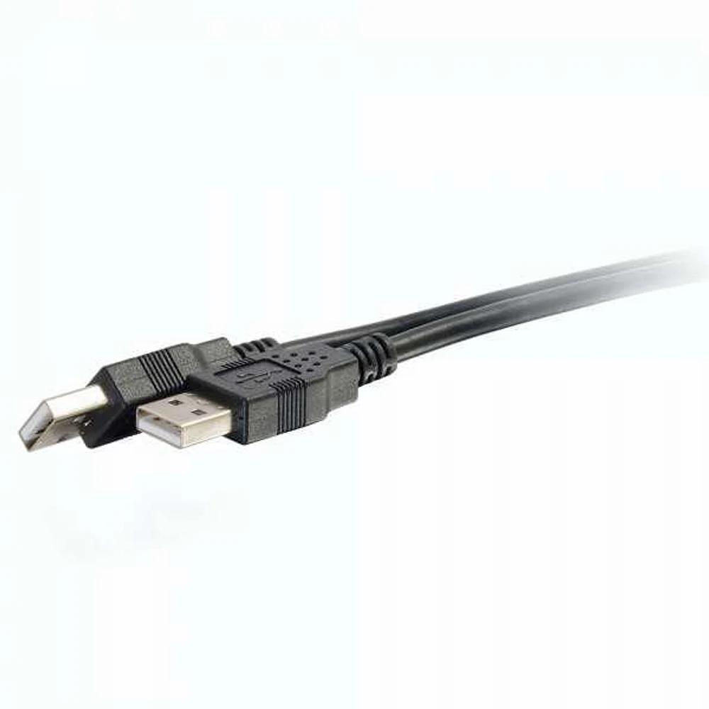 C2G 2m USB 2.0 A Male to A Male Cable - Black (6.6ft)