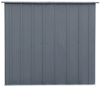 Abri de rangement Arrow Classic en acier, 6x6, charbon Remise en métal 6x6