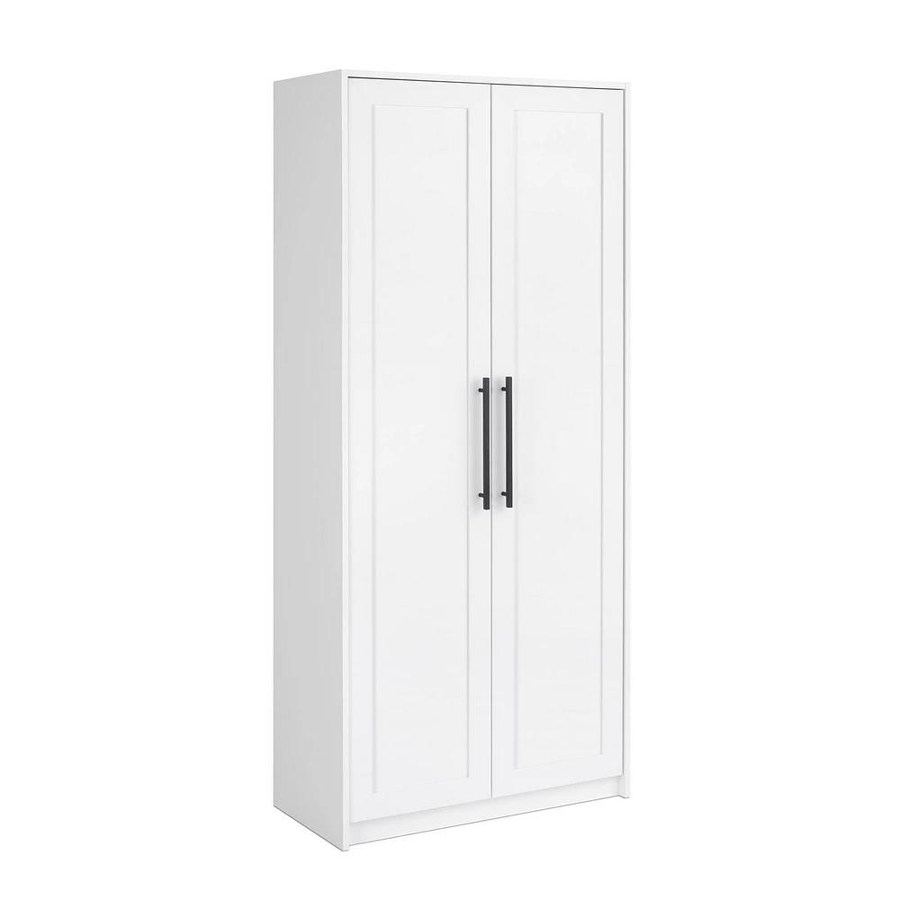 Prepac Elite Premium White Storage Cabinet