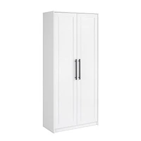 Prepac Elite Premium White Storage Cabinet