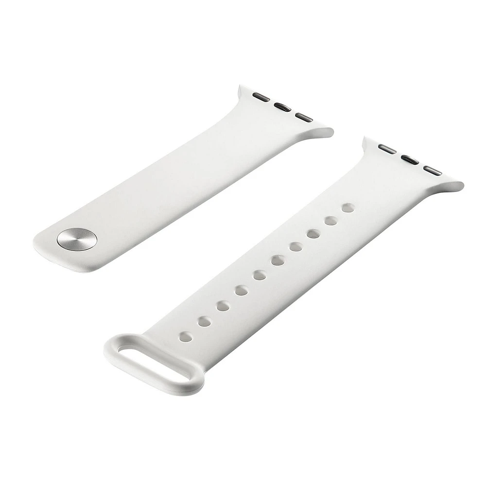 onn. Premium Silicone Band for 38-40-41 mm Apple Watch, Adjustable Fit