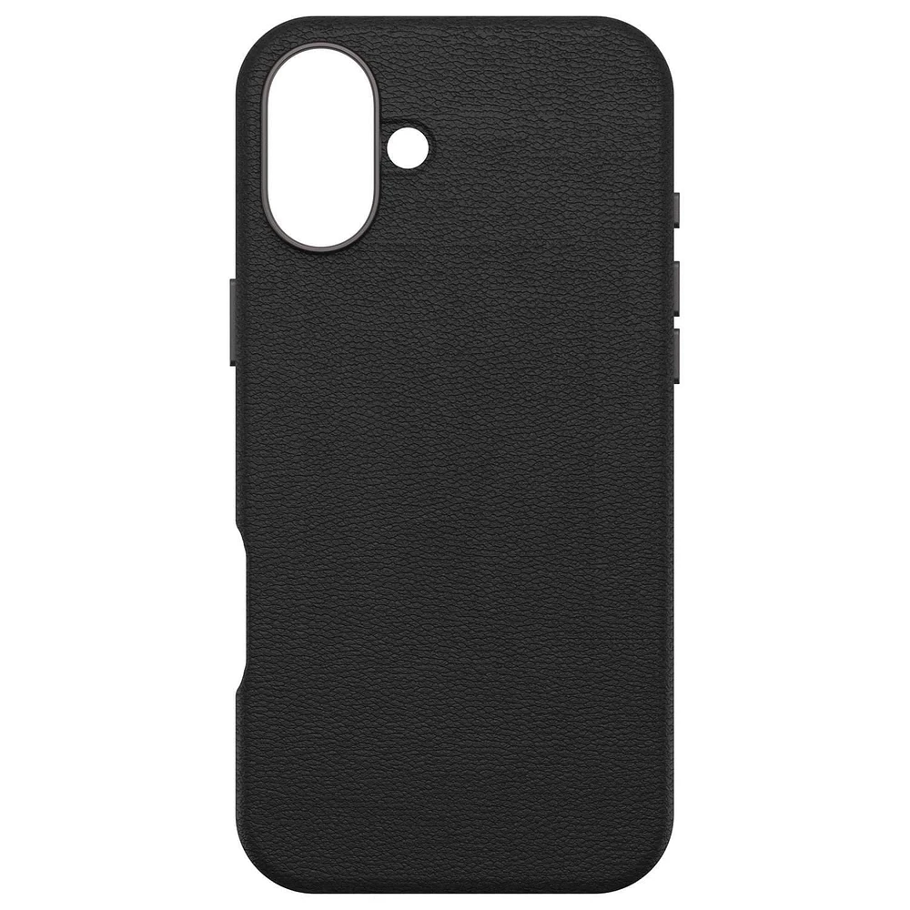 OtterBox Symmetry Cactus Leather Case Noir Ash for Fall iPhone 16 Plus