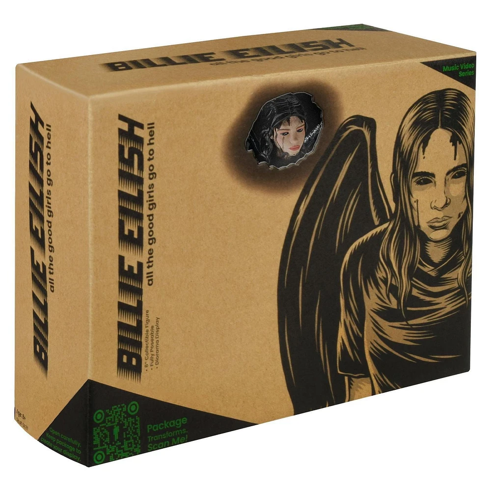Figurine Billie Eilish de 15 cm – vidéo All Good Girls Go to Hell