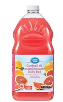 Cocktail au pamplemousse ruby red Great Value 1,89L