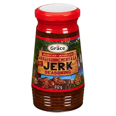 Grace Jerk Seasoning Hot, 312g Bottle, Grace Jerk Seasoning, 312g Bottle
