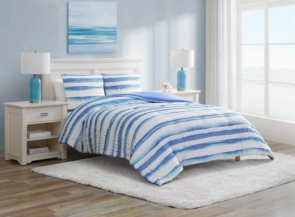 Oceana 3 Piece Reversible Comforter Set