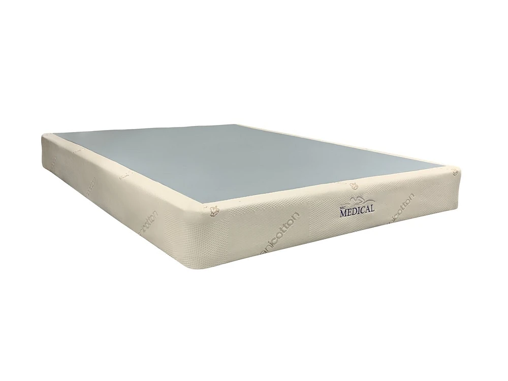 NSC Medical - Base de sommier tapissier naturel lit 1 place