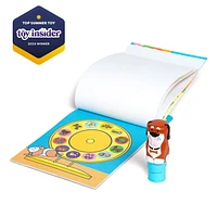 Melissa & Doug Sticker WOW! bloc d'activités de 24 pages et estampeuse à autocollants, 300 autocollants, loisirs créatifs, jouet à manipuler, figurine à collectionner, chien