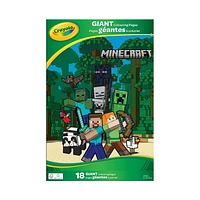 Crayola Giant Colouring Pages, Minecraft, Minecraft Giant Colouring Pages
