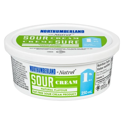 Northumberland 1% Fat Free Sour Cream, 250 mL