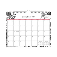 Calendrier mural 2023, 11 po x 8,75 po, Blue Sky, Analeis