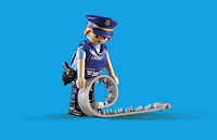 Playmobil Barrage de police avec un chien