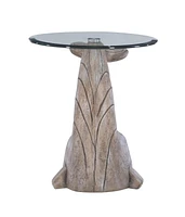 Table d'appoint Baleine William, Bois Flotté