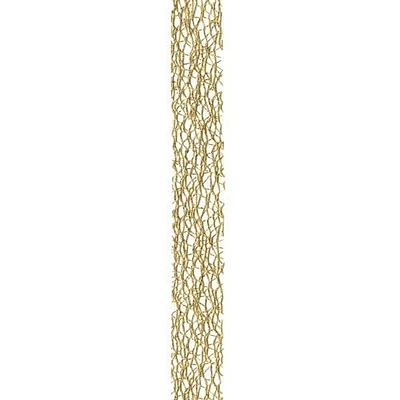 Offray 7/8 in. Metallic Web Ribbon, Metallic Web