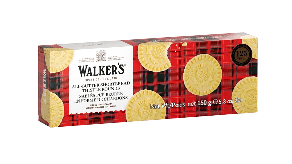 Walker's Walkers Pure Butter Shortbread Rounds, 150 g