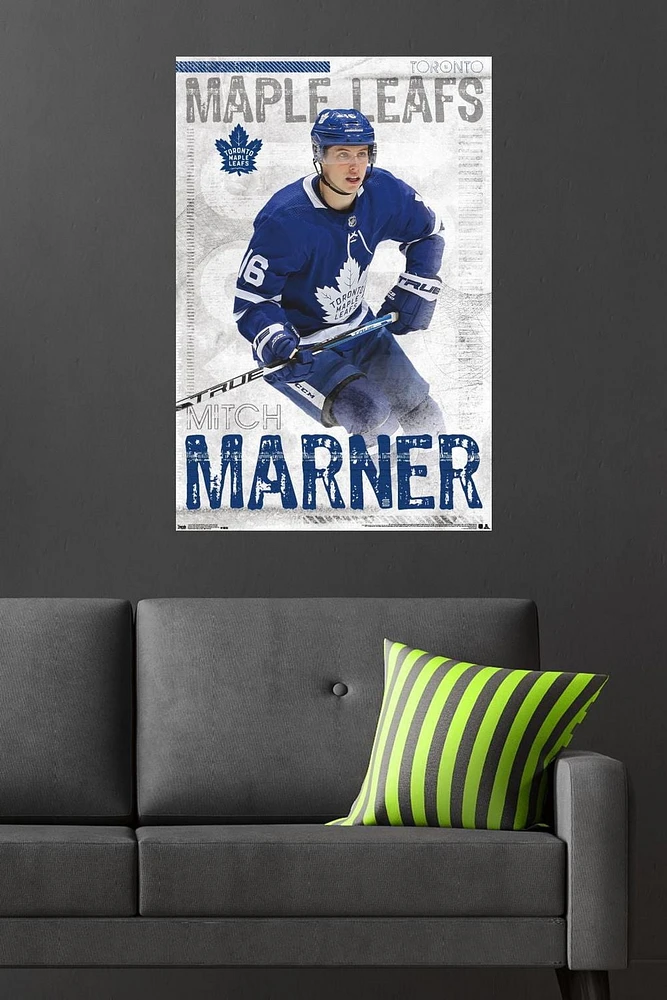 NHL Toronto Maple Leafs - Mitch Marner 19 Wall Poster, 22.375" x 34"