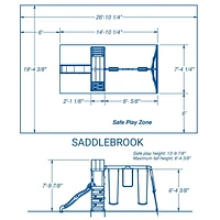 Saddlebrook Cedar Swing Set