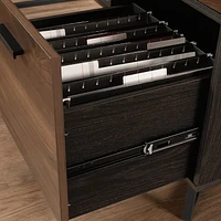Sauder La Collection Canton Lane Bureau en L, Finition Brew Oak, 431209