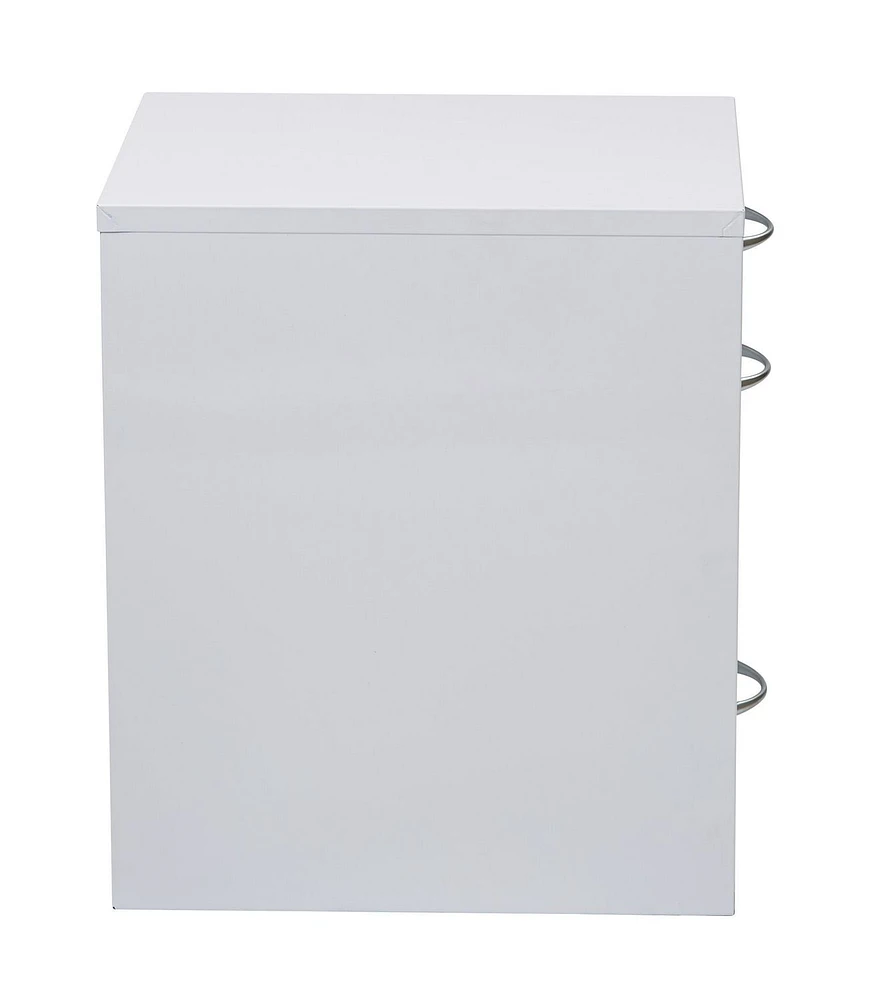 Classeur en métal OSP Designs de 22 po en blanc