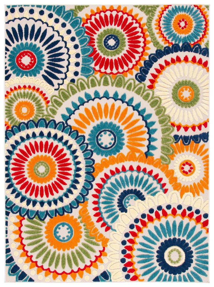 Safavieh Cabana Marina Suzani Outdoor Area Rug