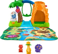 Fisher-Price Little People Village des Dinosaures et Tapis de Jeu