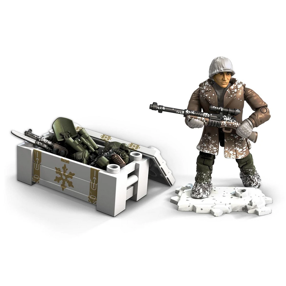 WWII Winter Activision Mega Construx Call of Duty Caisses d’armes - 31 Blocs