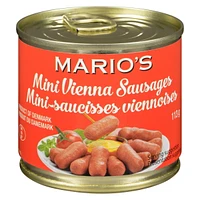 MARIO'S mini-saucisses viennoises 113 g en conserve Mario's mini-saucisses viennoises 113 g
