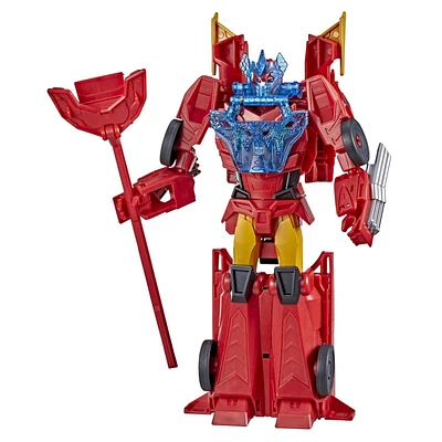 Transformers Bumblebee Cyberverse Adventures, Dinobots Unite, figurine Autobot Hot Rod de 22,5 cm, classe Ultime, armure Energon, dès 6 ans