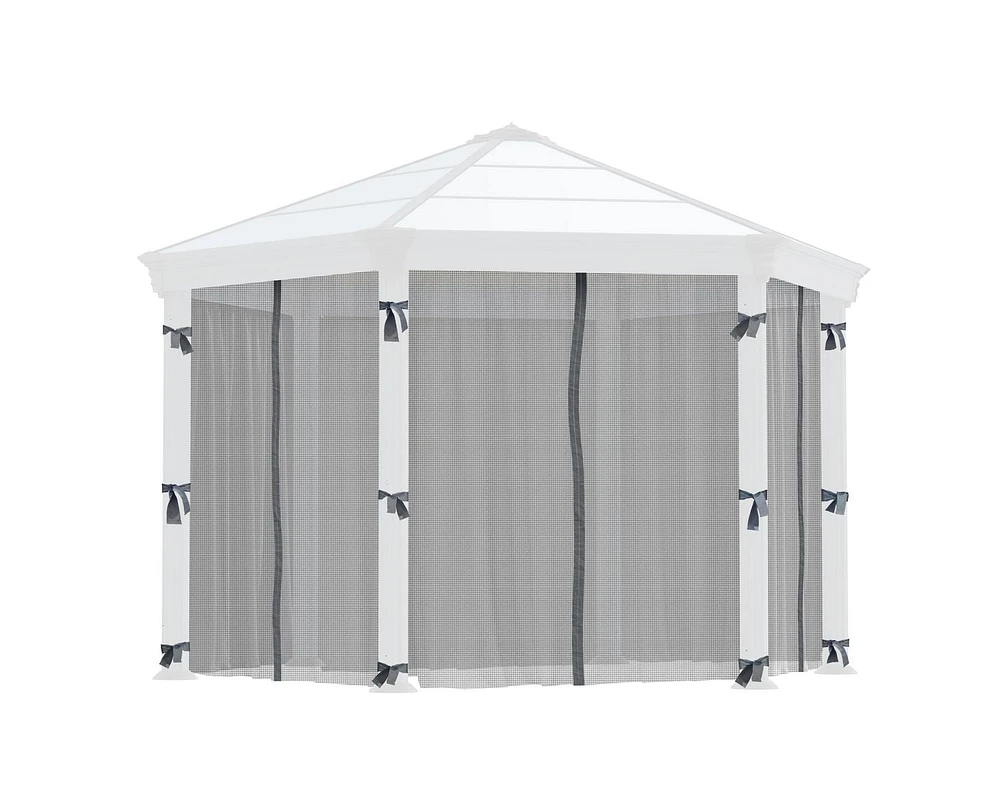 CANOPIA by PALRAM Mosquito Netting Kit for Roma Gazebo