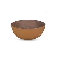 Bambou Noyer Cuivre Bol 23 cm Ensemble 3 pièces