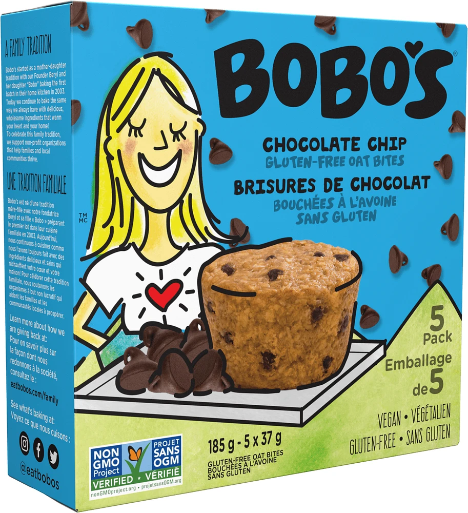 Bobo's Chocolate Chip Gluten Free Oat Bites