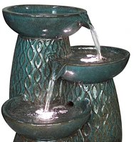 Fontaine extérieure avec lumiere LED