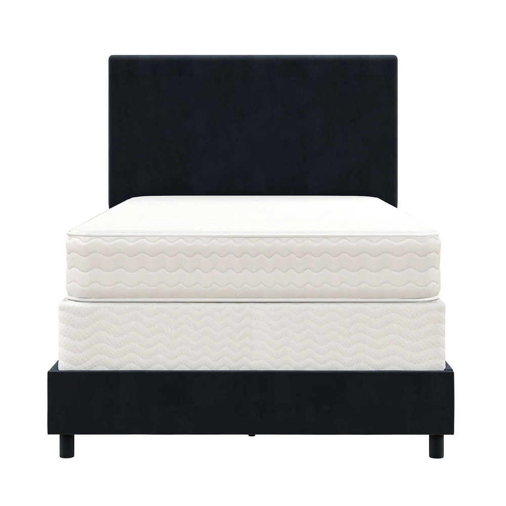 Novogratz Brittany Upholstered Bed with Storage Drawers