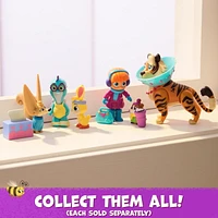 Vida la Véto, Coffret Diagnostic avec figurines articulées Vida et Kipp et stéthoscope amovible, jouets pour filles et garçons à partir de 3 ans
