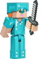 Minecraft Alex in Diamond Armor Figure