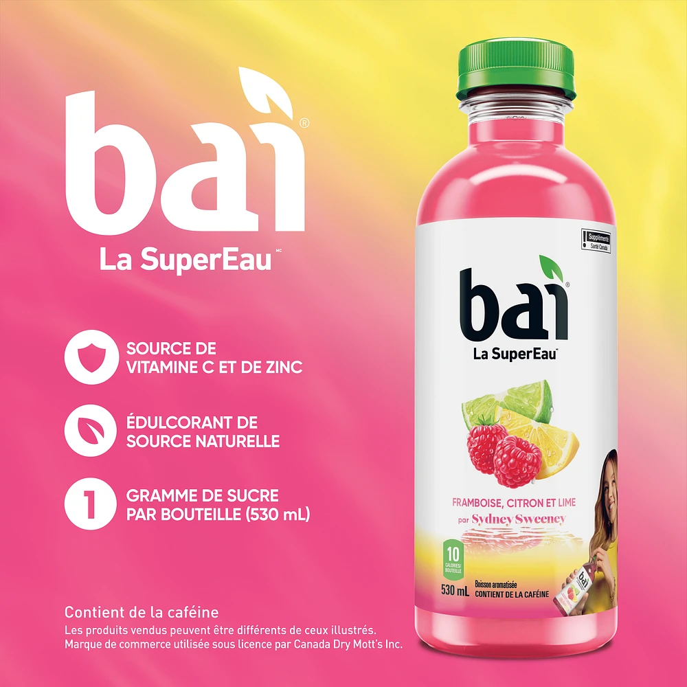 Bai Raspberry Lemon Lime, 530 mL