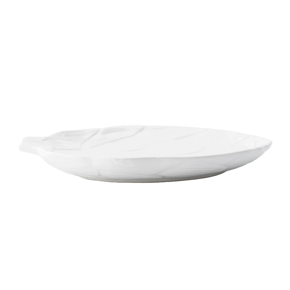 Hometrends Assiette en céramique figurative, 8,35 pouces x 7,09 pouces x 1,02 pouces, 1 pièce