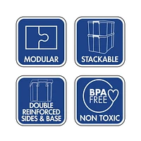 Boîte de rangement en plastique Bankers Box 1L Idéal pour organiser