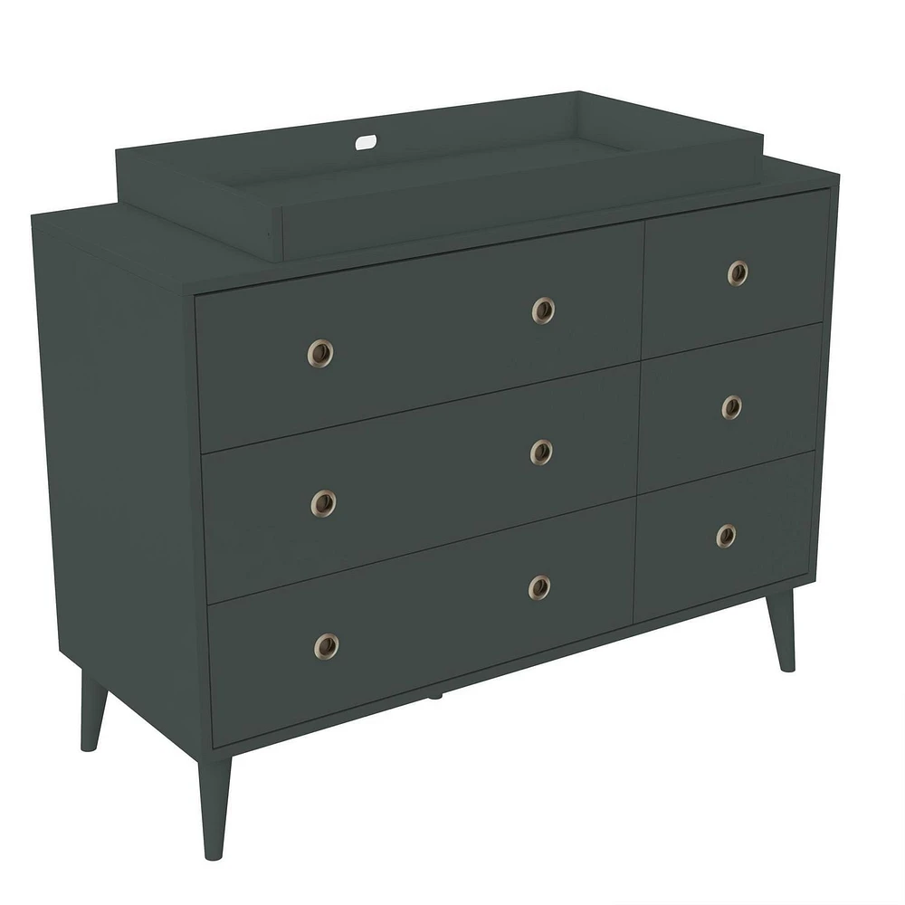 Novogratz Harper 6-Drawer Storage Dresser