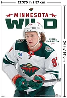 NHL Minnesota Wild - Kirill Kaprizov Feature Series 23 Wall Poster, 22.375" x 34"